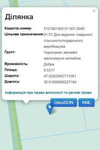Аренда земли сельскохозяйственного назначения в Калиновке, цена: 40 000 грн за объект фото 1 Аренда земли сельскохозяйственного назначения в Калиновке, цена: 40 000 грн за объект фото 1