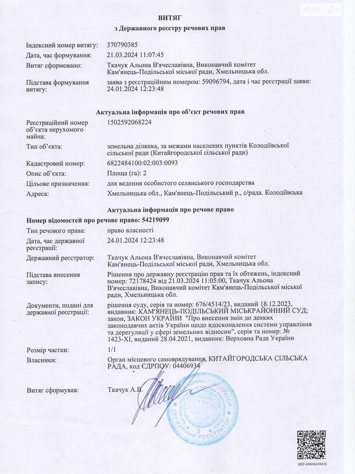 Оренда землі сільськогосподарського призначення в Колодіївці, ціна: 5 864 грн за об’єкт фото 1 Оренда землі сільськогосподарського призначення в Колодіївці, ціна: 5 864 грн за об’єкт фото 1