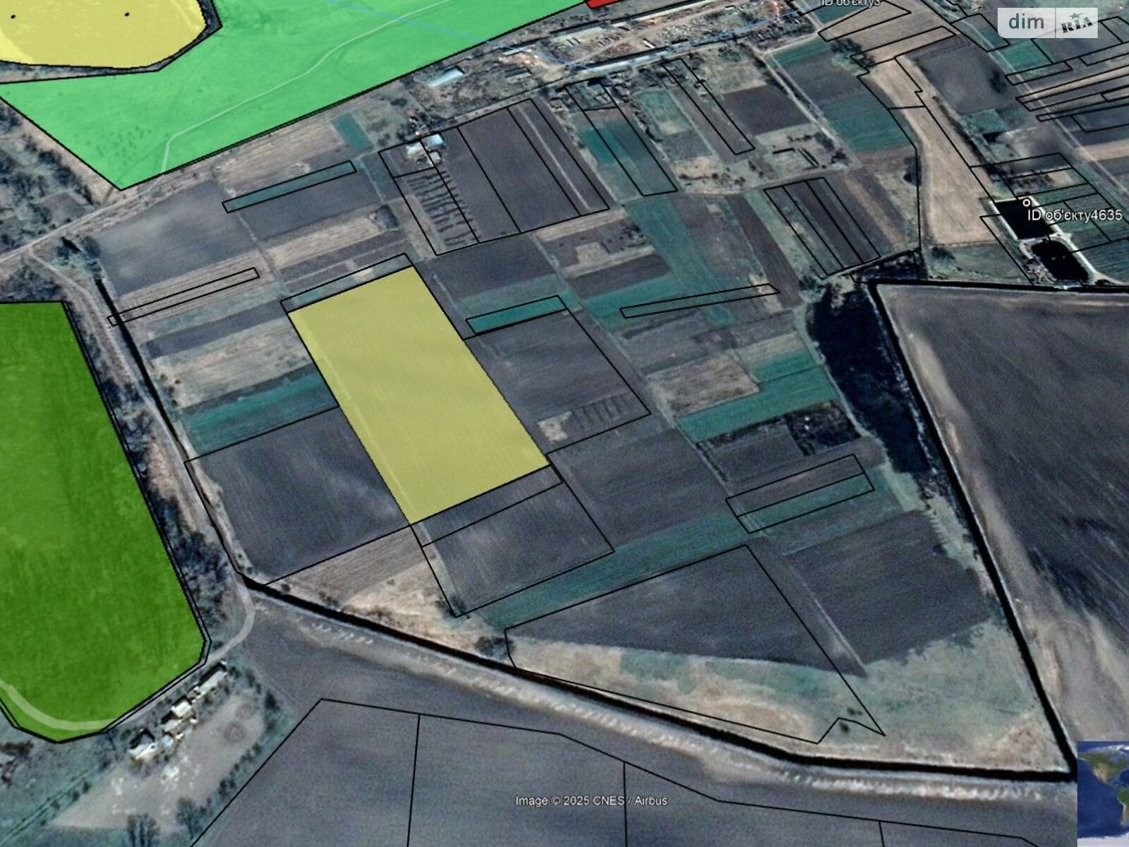 Аренда земли сельскохозяйственного назначения в Песчаном, цена: 7 799 грн за объект фото 1