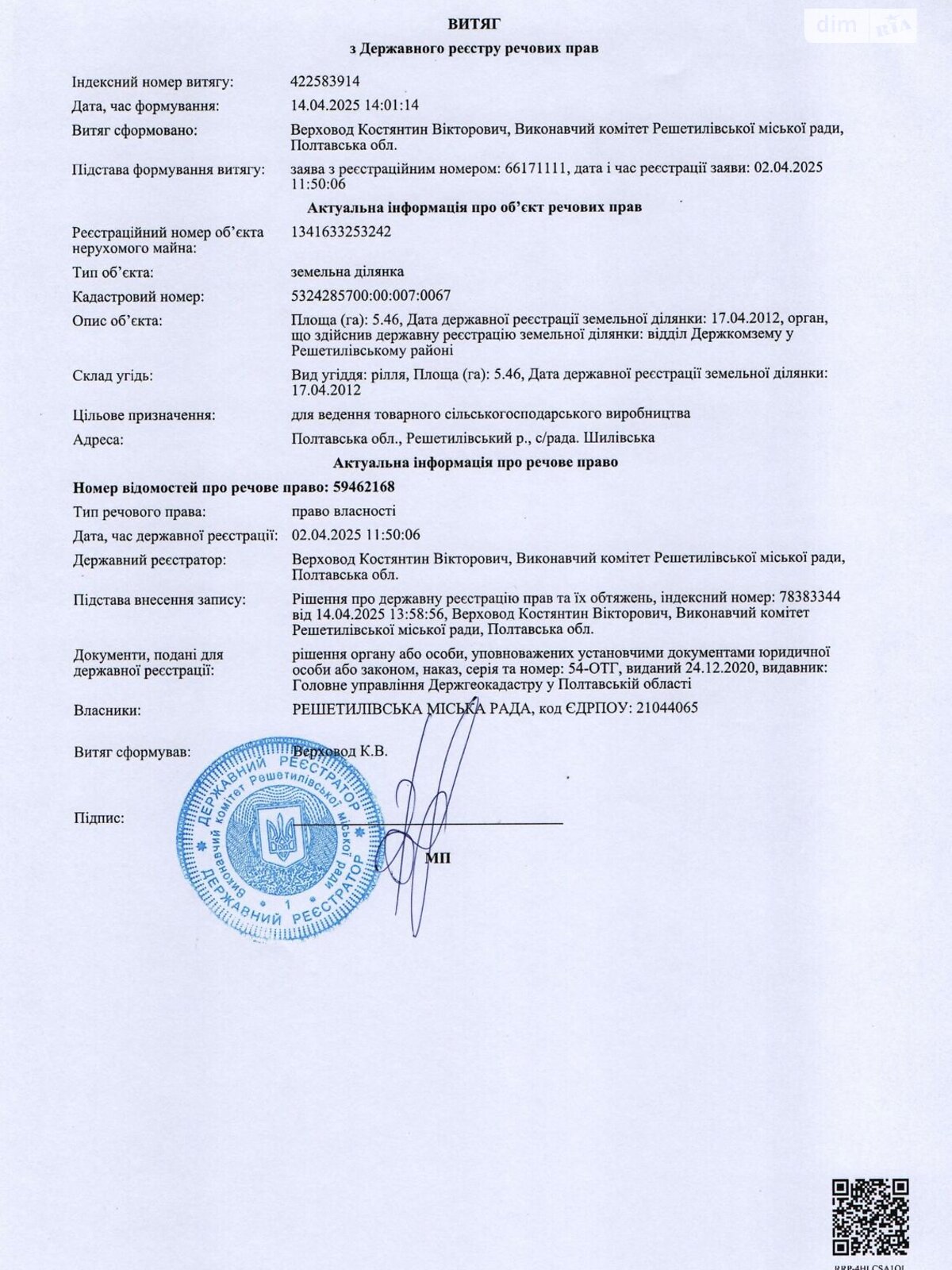 Оренда землі сільськогосподарського призначення в Решетилівці, ціна: 10 148 грн за об’єкт фото 1 Оренда землі сільськогосподарського призначення в Решетилівці, ціна: 10 148 грн за об’єкт фото 1