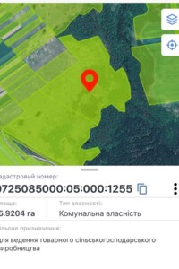 Оренда землі сільськогосподарського призначення в Смидині, ціна: 11 891 грн за об’єкт фото 1