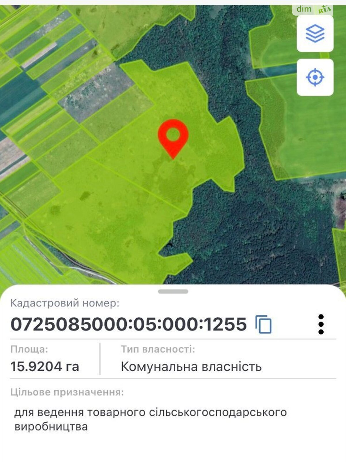 Оренда землі сільськогосподарського призначення в Смидині, ціна: 11 891 грн за об’єкт фото 1