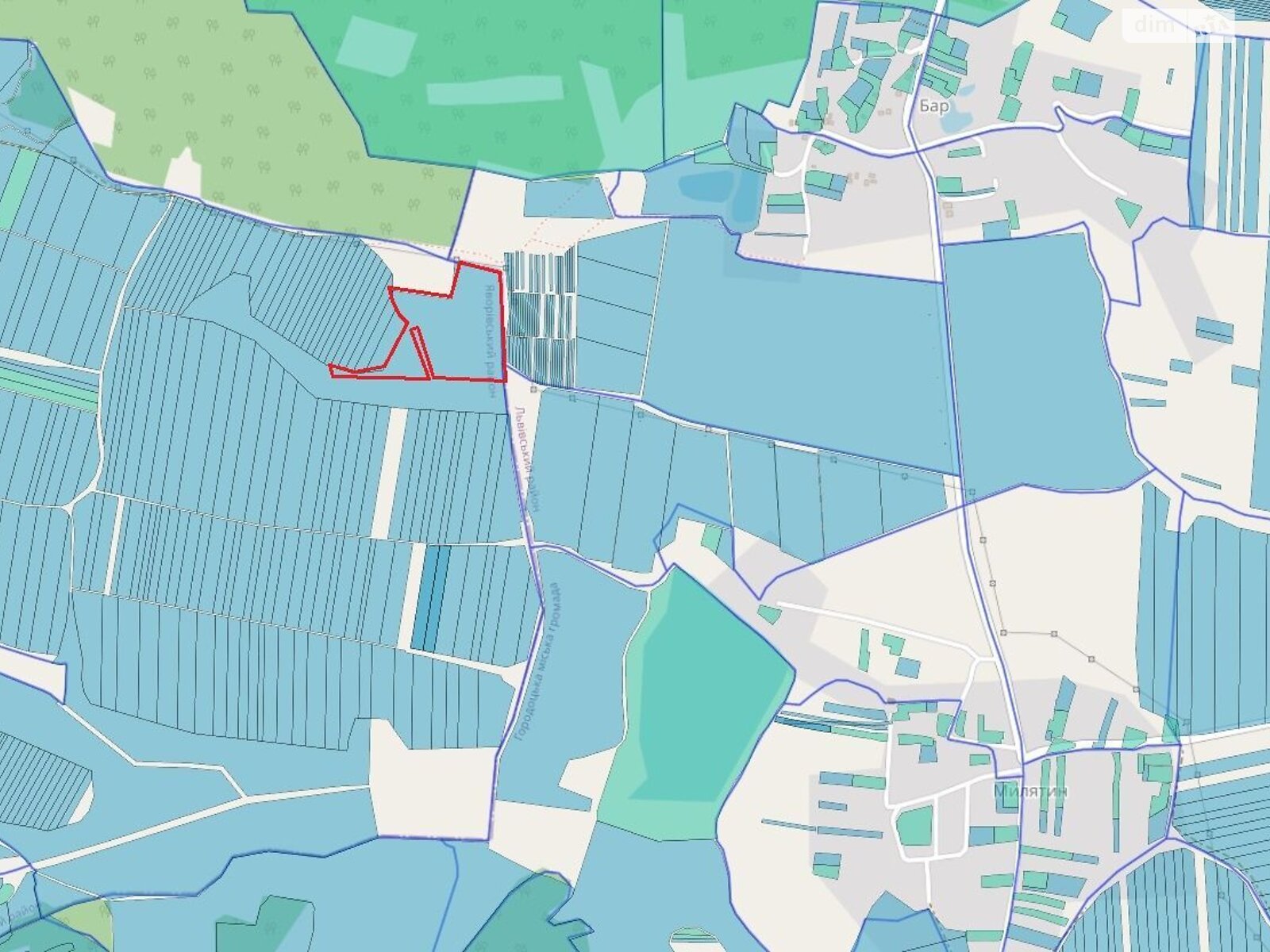 Аренда земли сельскохозяйственного назначения в Судовой Вишне, цена: 14 948 грн за объект фото 1