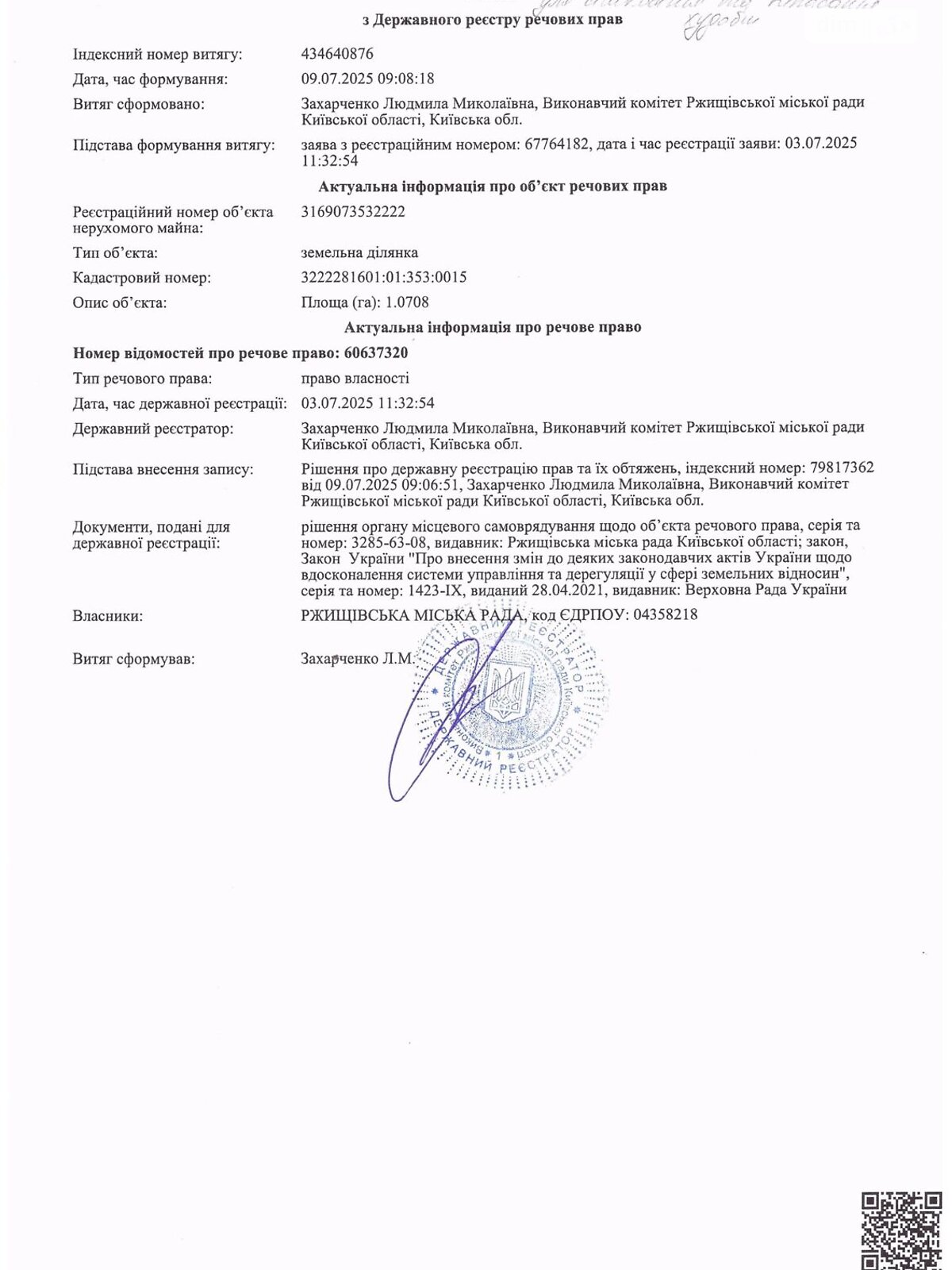 Аренда земли сельскохозяйственного назначения в Великих Прицки, цена: 1 023 грн за объект фото 1 Аренда земли сельскохозяйственного назначения в Великих Прицки, цена: 1 023 грн за объект фото 1