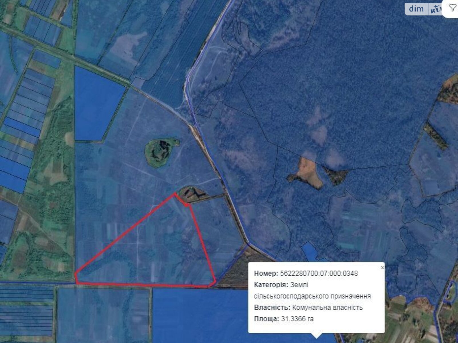 Аренда земли сельскохозяйственного назначения в Вичевке, цена: 25 903 грн за объект фото 1