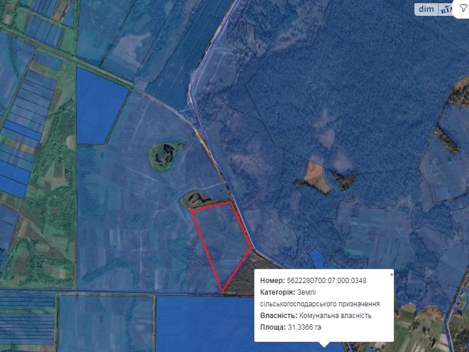 Аренда земли сельскохозяйственного назначения в Вичевке, цена: 10 185 грн за объект фото 1