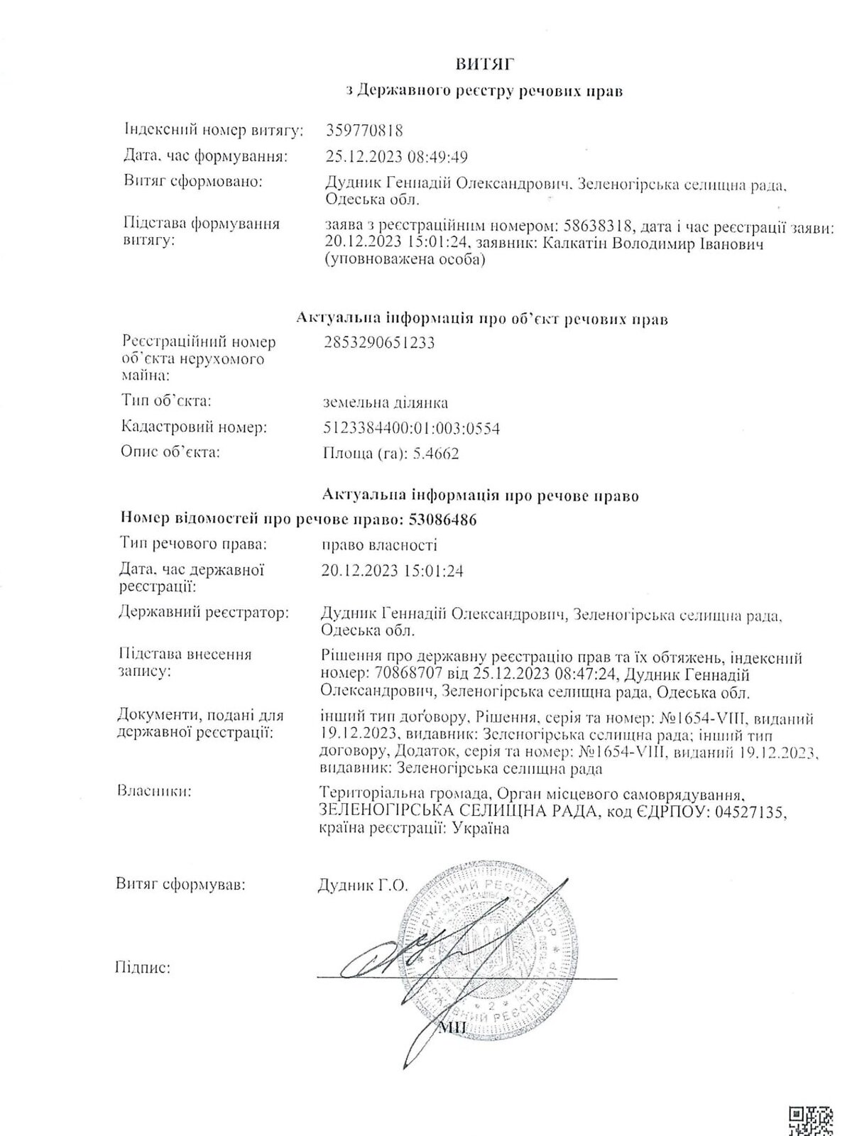 Оренда землі сільськогосподарського призначення в Зеленогірському, ціна: 22 995 грн за об’єкт фото 1 Оренда землі сільськогосподарського призначення в Зеленогірському, ціна: 22 995 грн за об’єкт фото 1