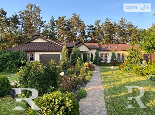 одноэтажный дом с камином, 340 кв. м, кирпич. Продажа в Крюковщине (Киевская обл.) фото 1 одноэтажный дом с камином, 340 кв. м, кирпич. Продажа в Крюковщине (Киевская обл.) фото 1