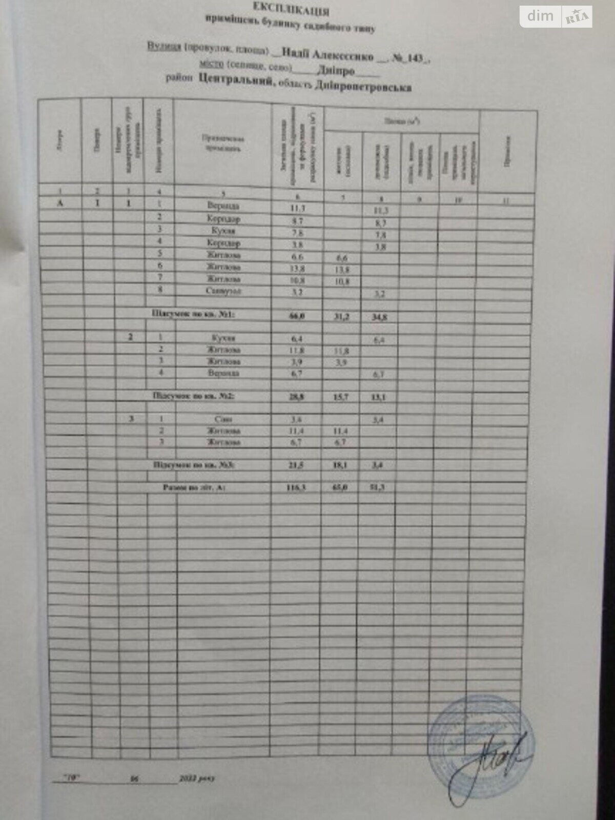 Продаж частини будинку в Дніпрі, вулиця Алексєєнко Надії (Чичеріна) 143, район Центральний, 5 кімнат фото 1