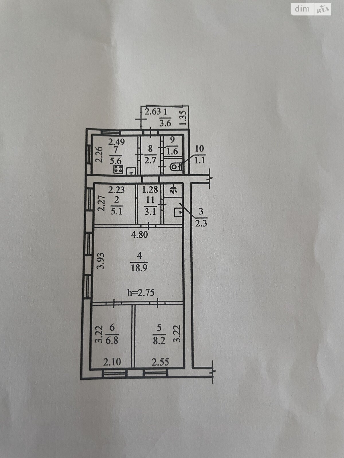 Продаж частини будинку в Дніпрі, район Центральний, 4 кімнати фото 1 Продаж частини будинку в Дніпрі, район Центральний, 4 кімнати фото 1