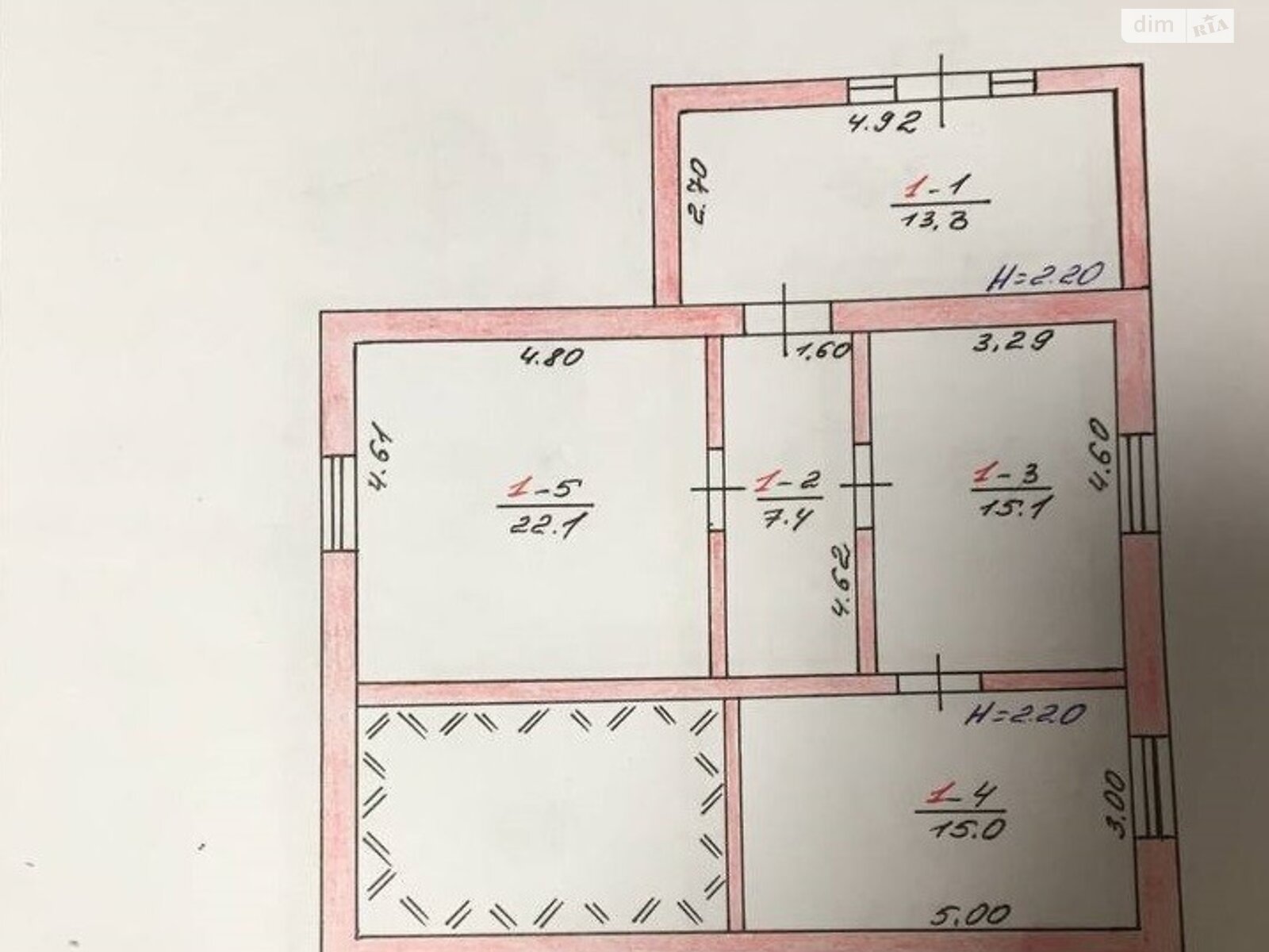 Продаж частини будинку в Дубні, район Дубно, 5 кімнат фото 1