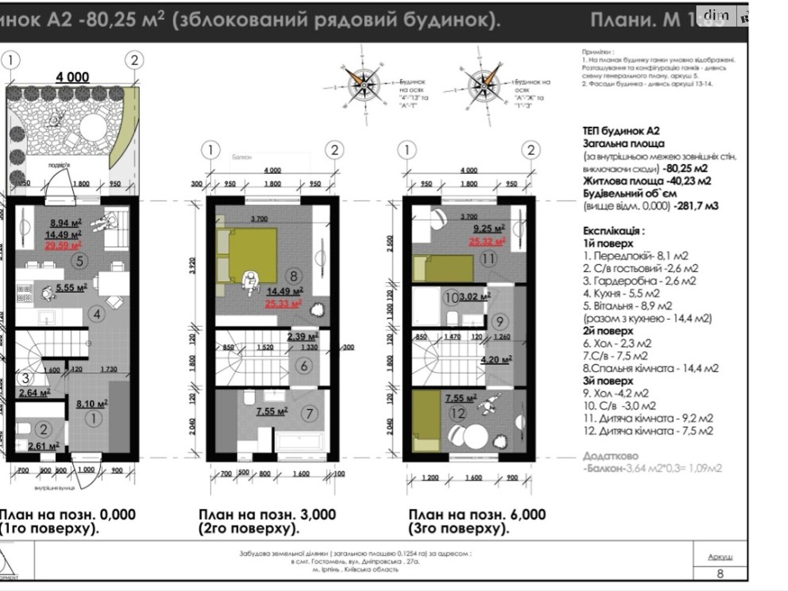Продажа части дома в Гостомеле, улица Днепровская, 3 комнаты фото 1