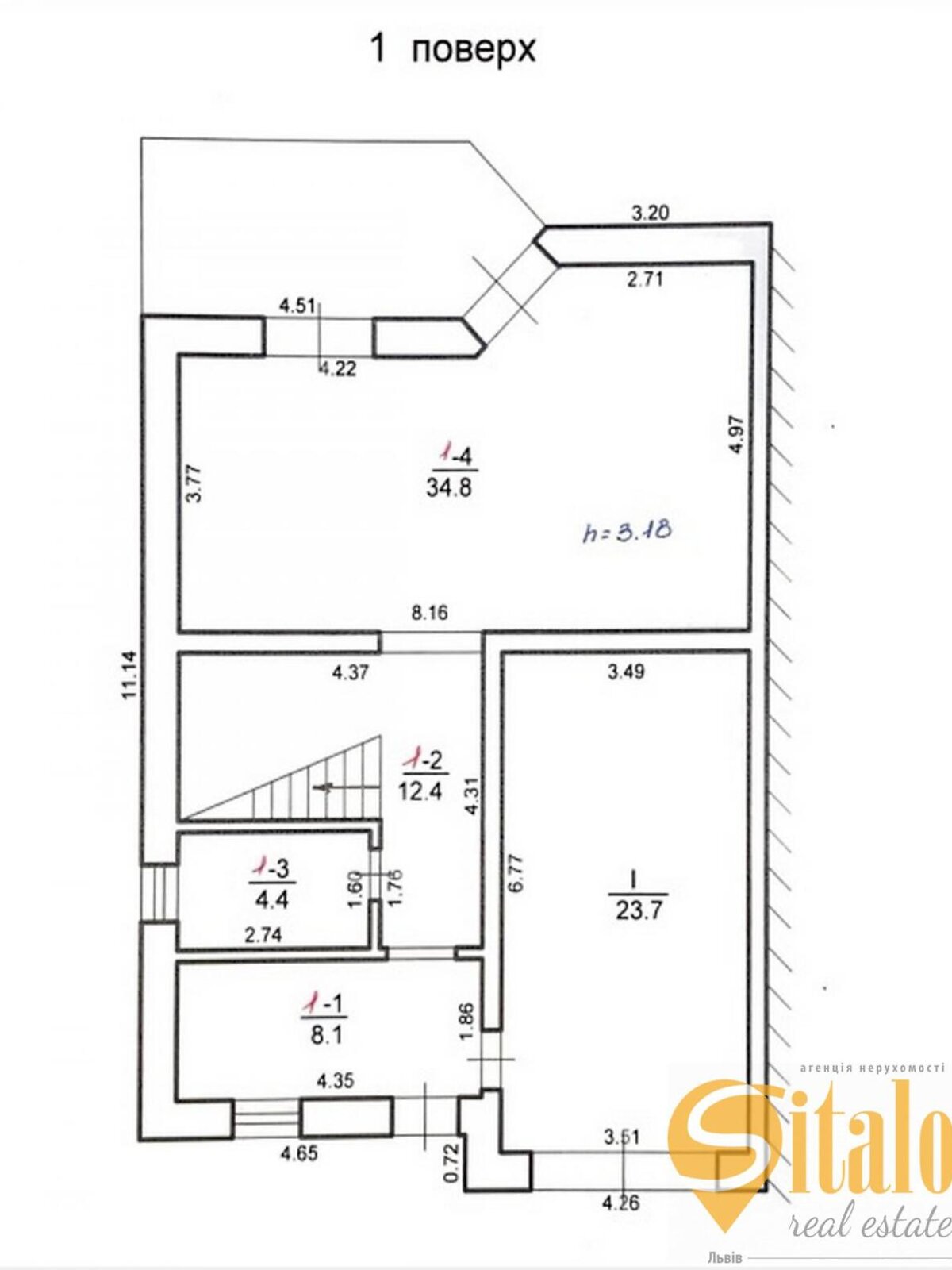 Продаж частини будинку в Малечковичах, 3 кімнати фото 1