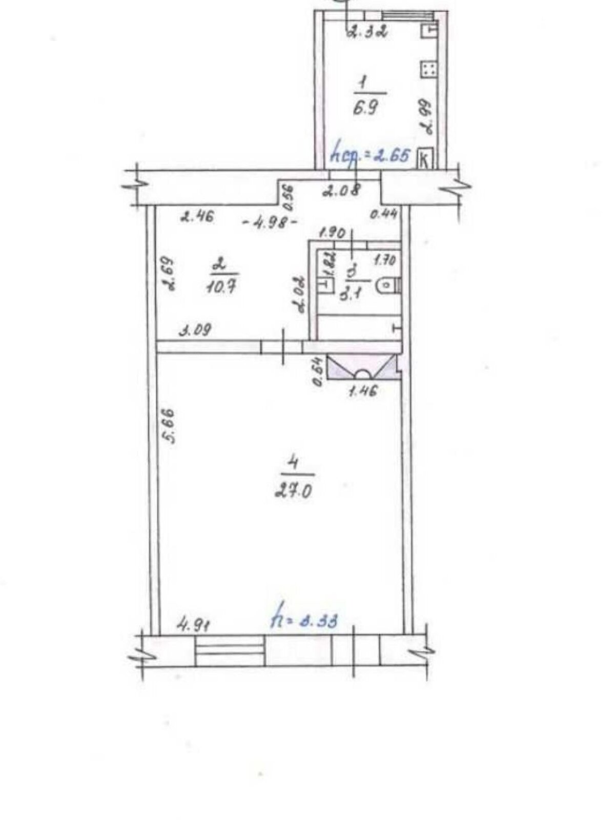 Продаж частини будинку в Миколаєві, вулиця Адмірала Макарова (Центр), район Центр, 1 кімната фото 1