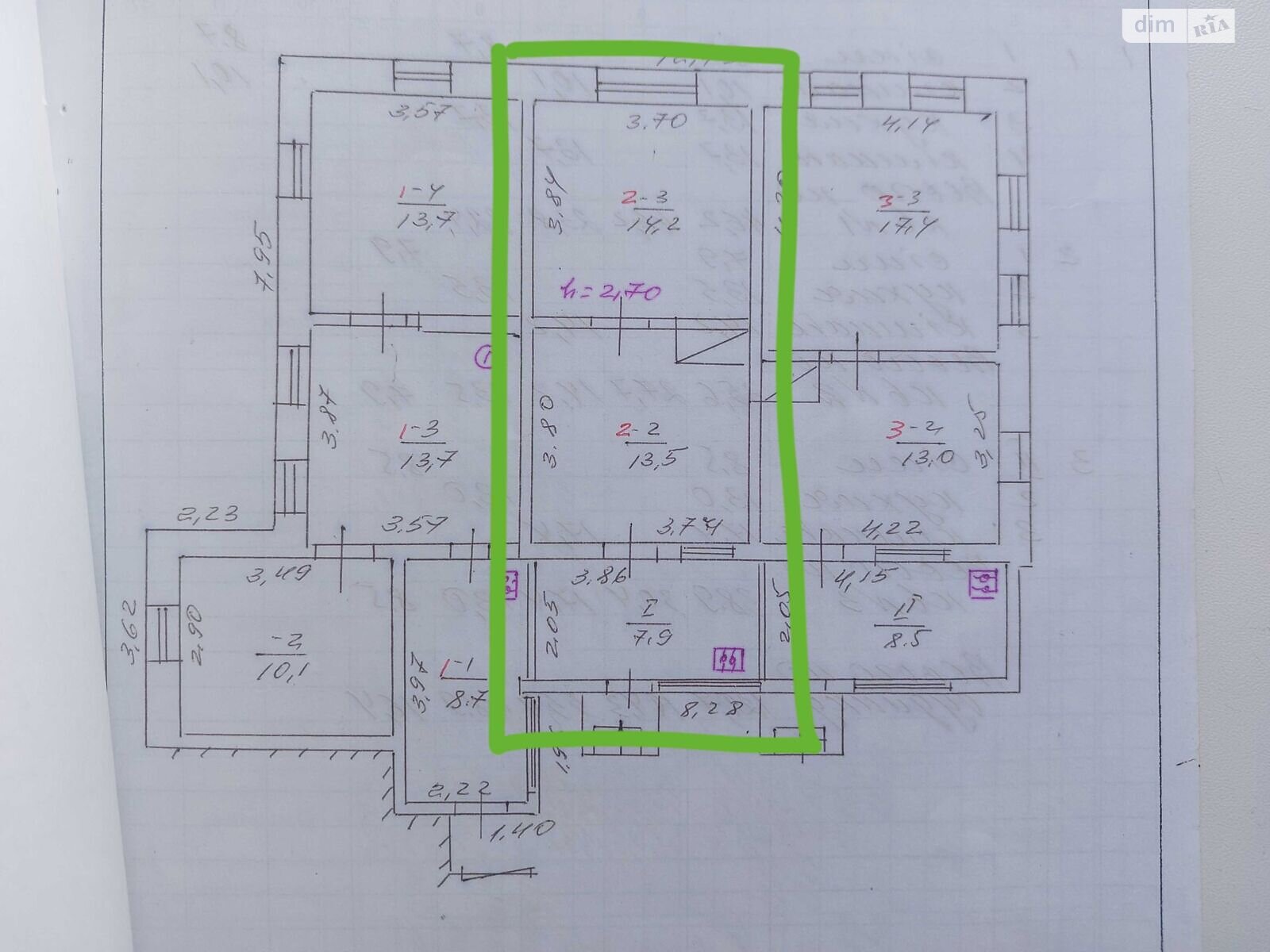 Продажа части дома в Полтаве, улица Баяна, район Центр, 2 комнаты фото 1