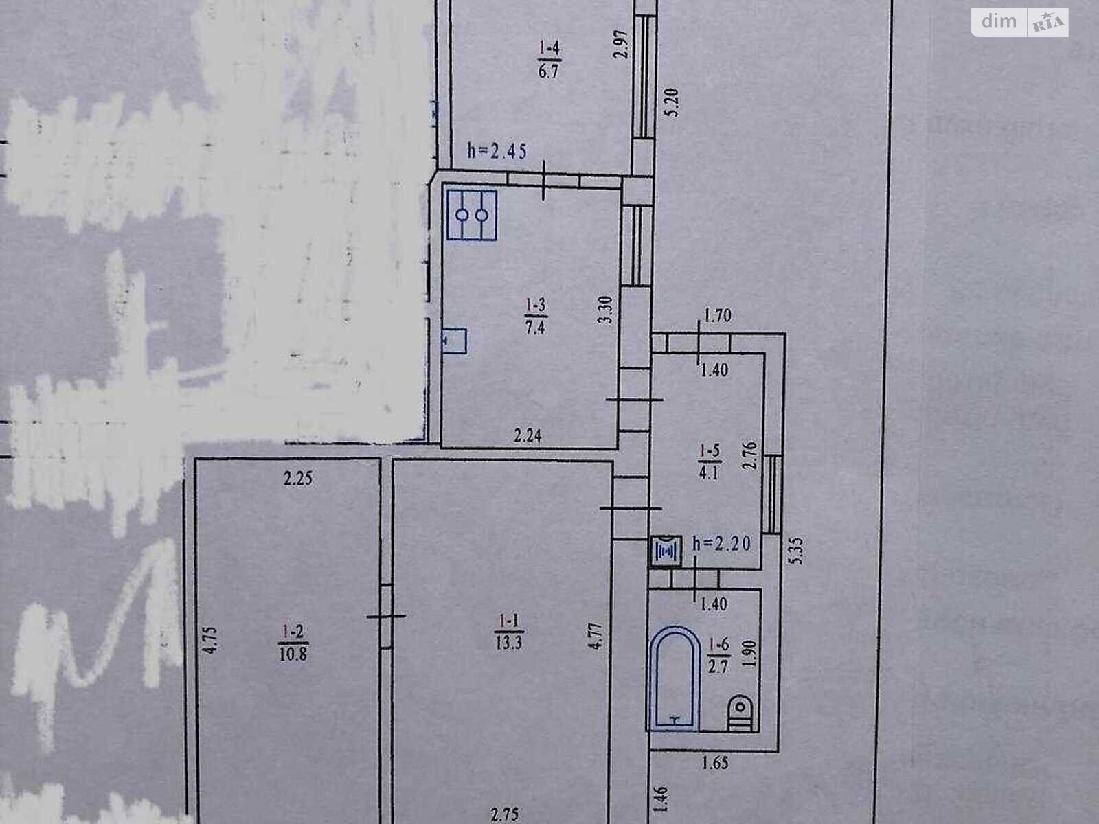 Продажа части дома в Полтаве, улица Шолом-Алейхема, район Центр, 3 комнаты фото 1