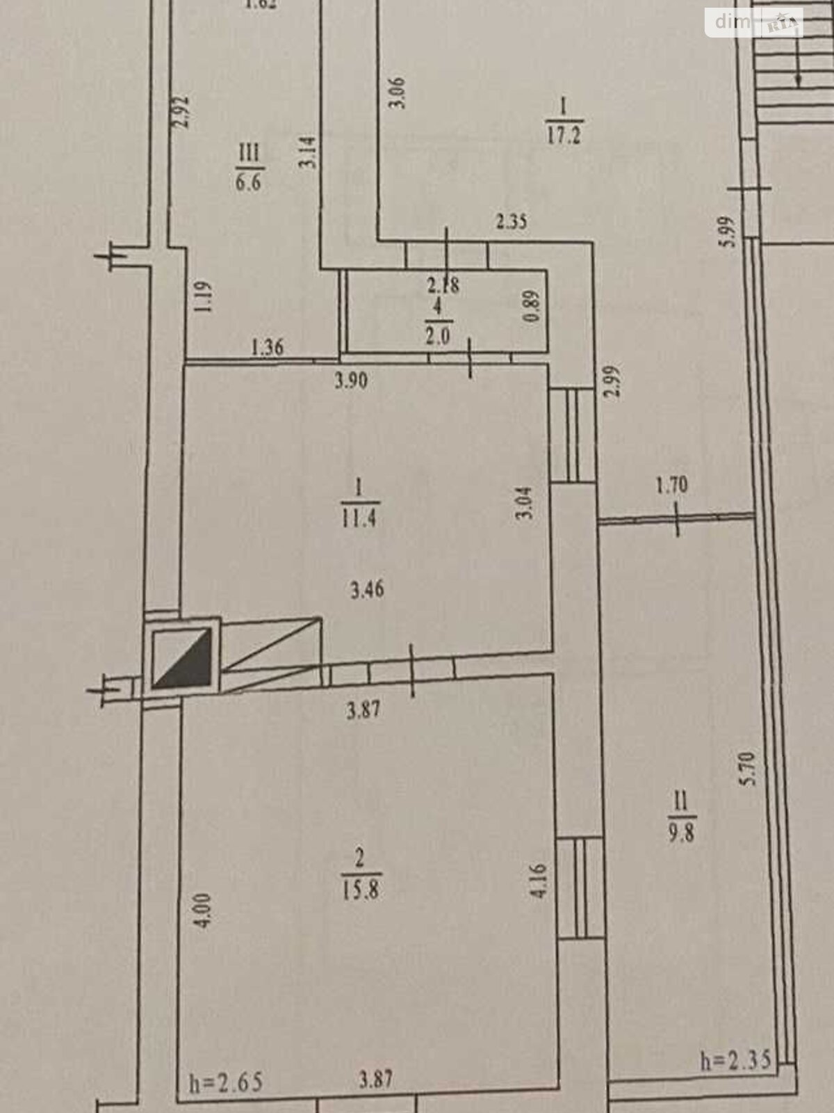 Продаж частини будинку в Полтаві, вулиця Соборності (Жовтнева), район Центр, 4 кімнати фото 1