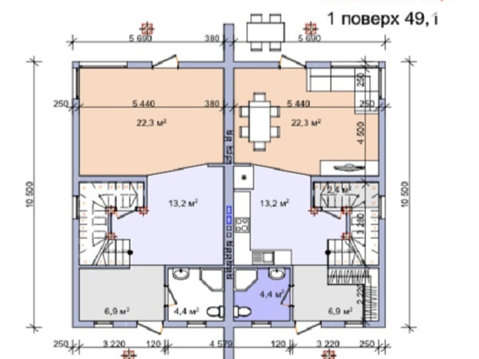 Продаж частини будинку в Рівному, район Щасливе, 3 кімнати фото 1