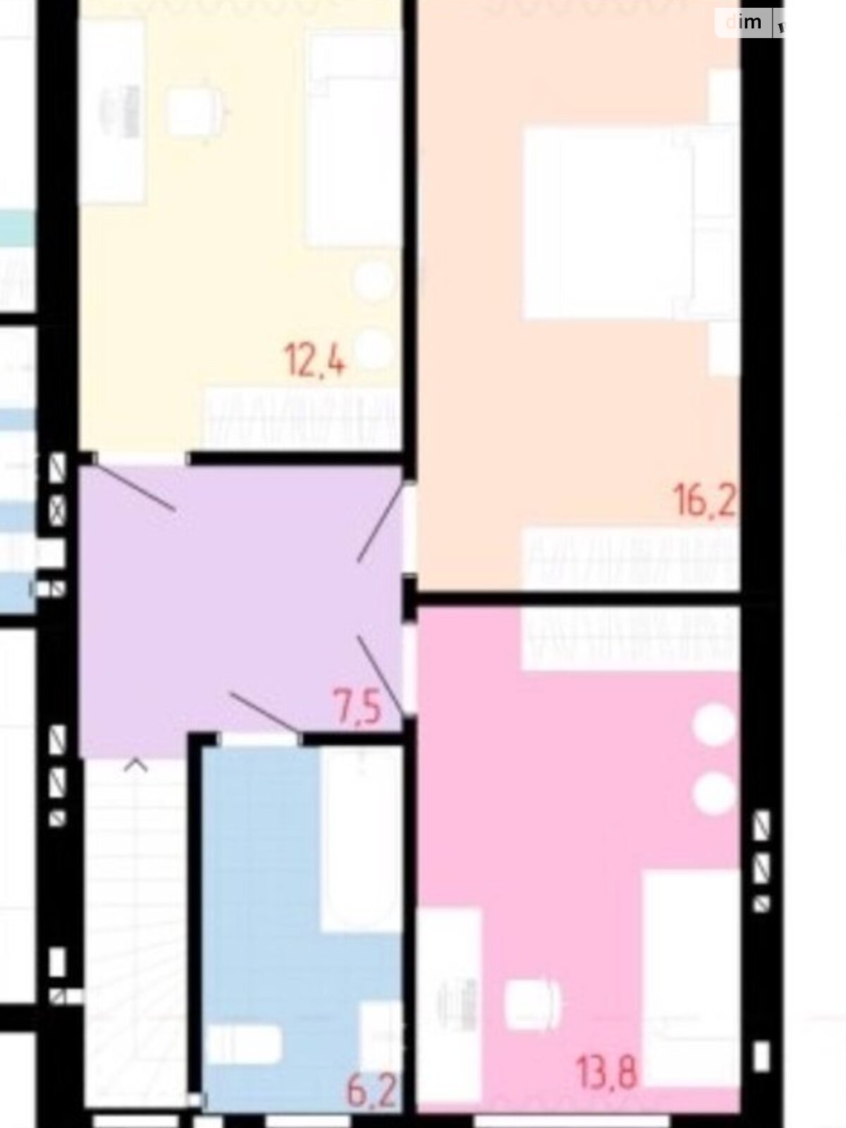 Продажа части дома в Ровно, улица Юрия Шахид-Горского, район Счастливое, 3 комнаты фото 1