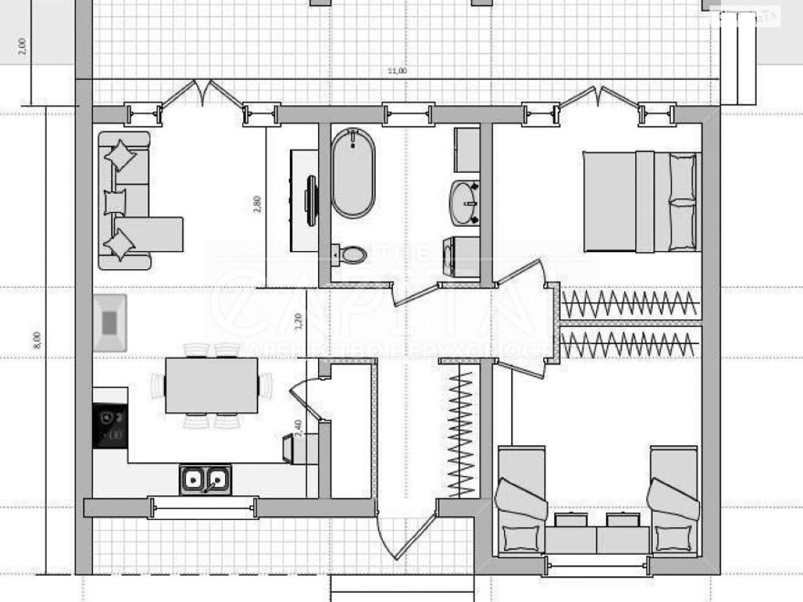 Продаж частини будинку в Старих Петрівцях, вулиця Жовтнева, 3 кімнати фото 1