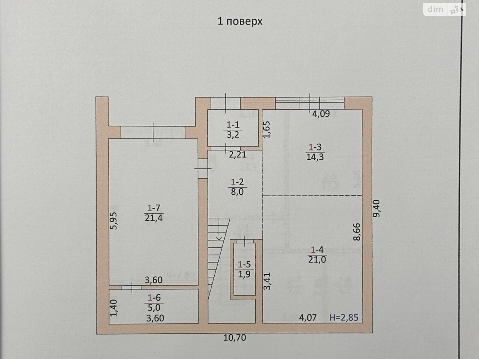 Продажа части дома в Байковцах, Євгена Коновальця, 3 комнаты фото 1