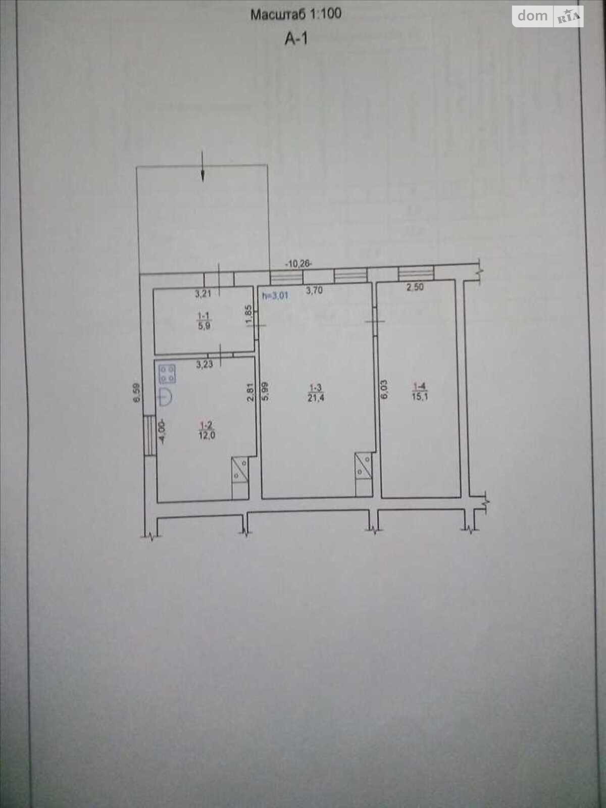 Продажа части дома в Терновщине, Гагаріна, 2 комнаты фото 1