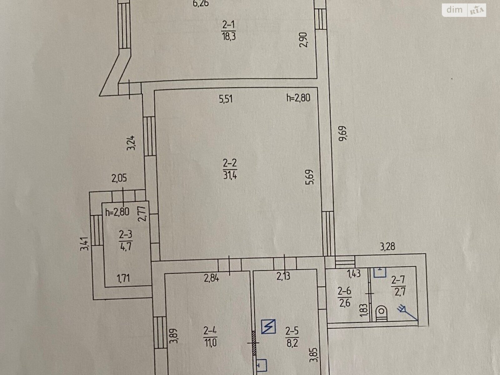 Продажа части дома в Виннице, улица Насти Присяжнюк (Анны Морозовой) 44, район Бучмы, 3 комнаты фото 1