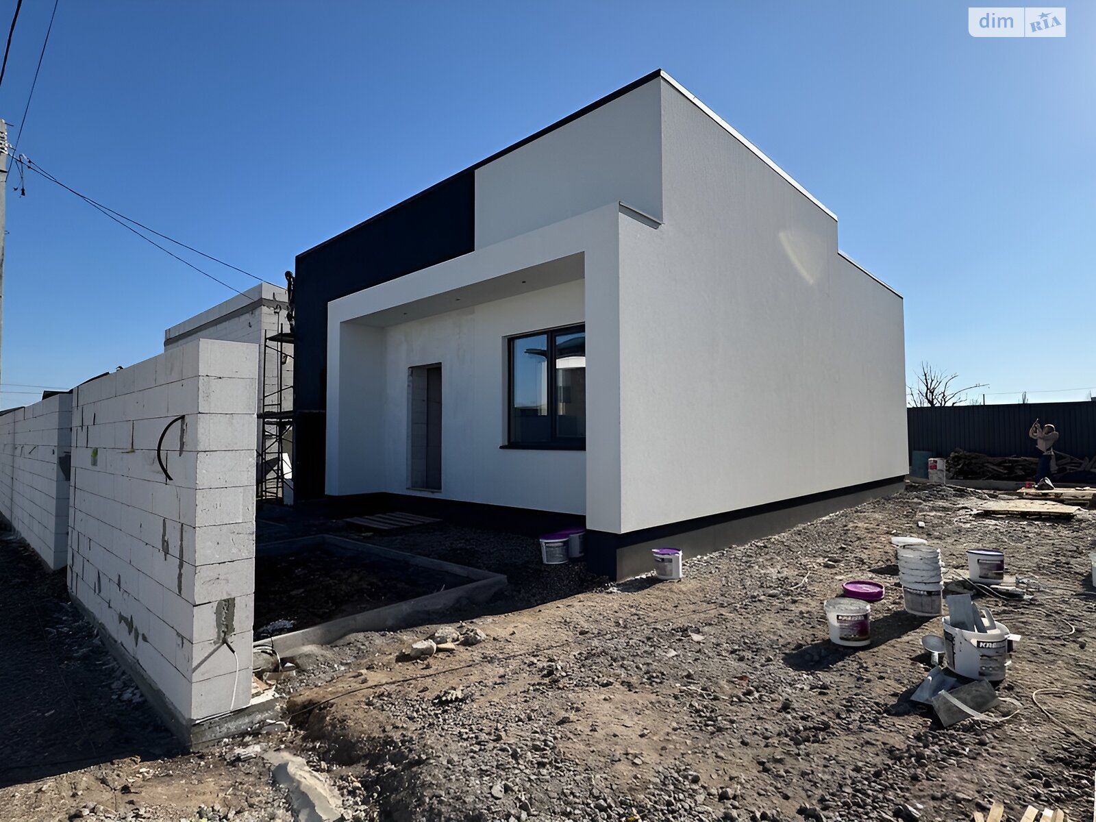 одноповерховий будинок, 95 кв. м, газобетон. Продаж у Агрономічному фото 1 одноповерховий будинок, 95 кв. м, газобетон. Продаж у Агрономічному фото 1