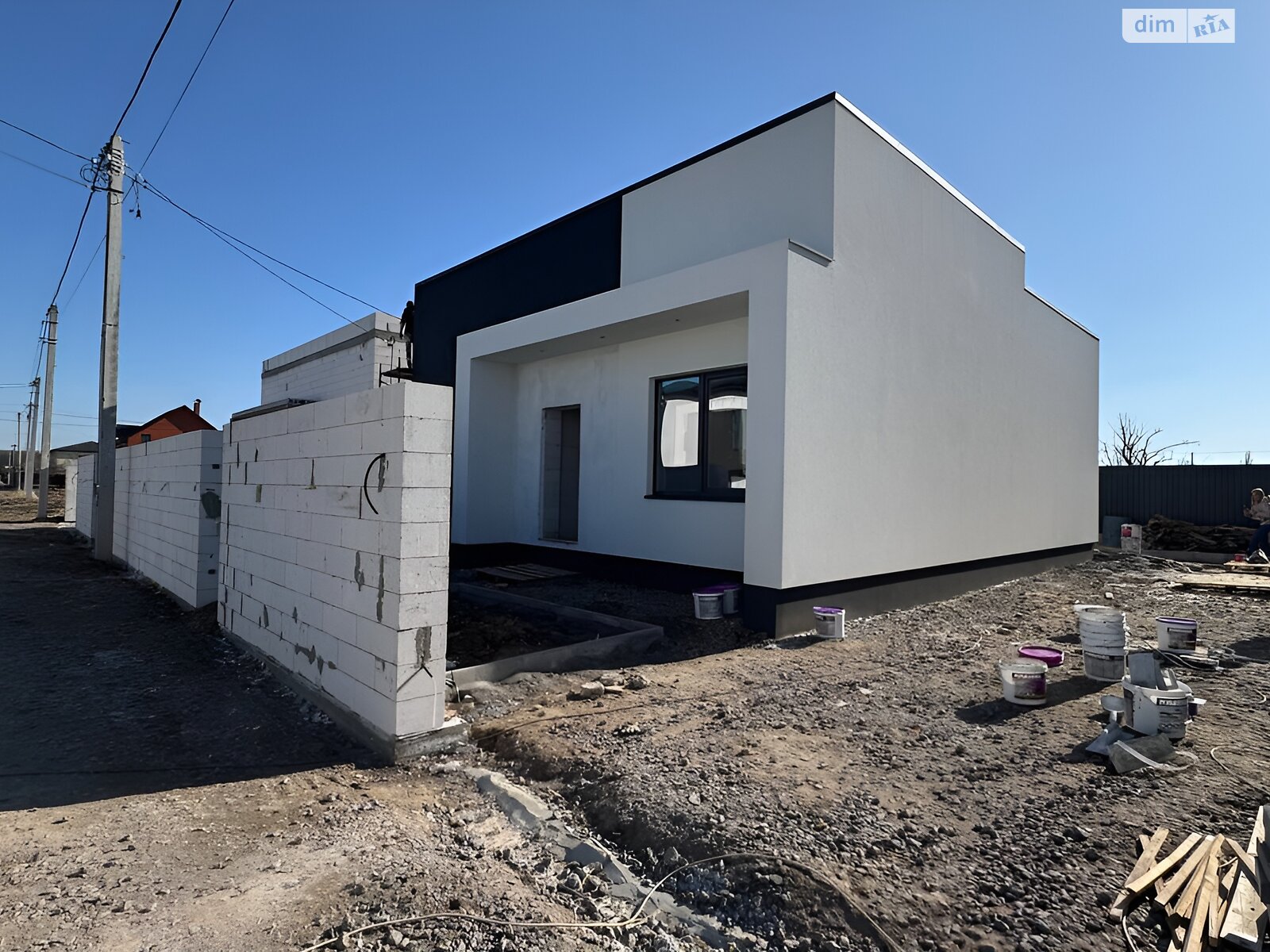 одноповерховий будинок, 95 кв. м, газобетон. Продаж у Агрономічному фото 1 одноповерховий будинок, 95 кв. м, газобетон. Продаж у Агрономічному фото 1