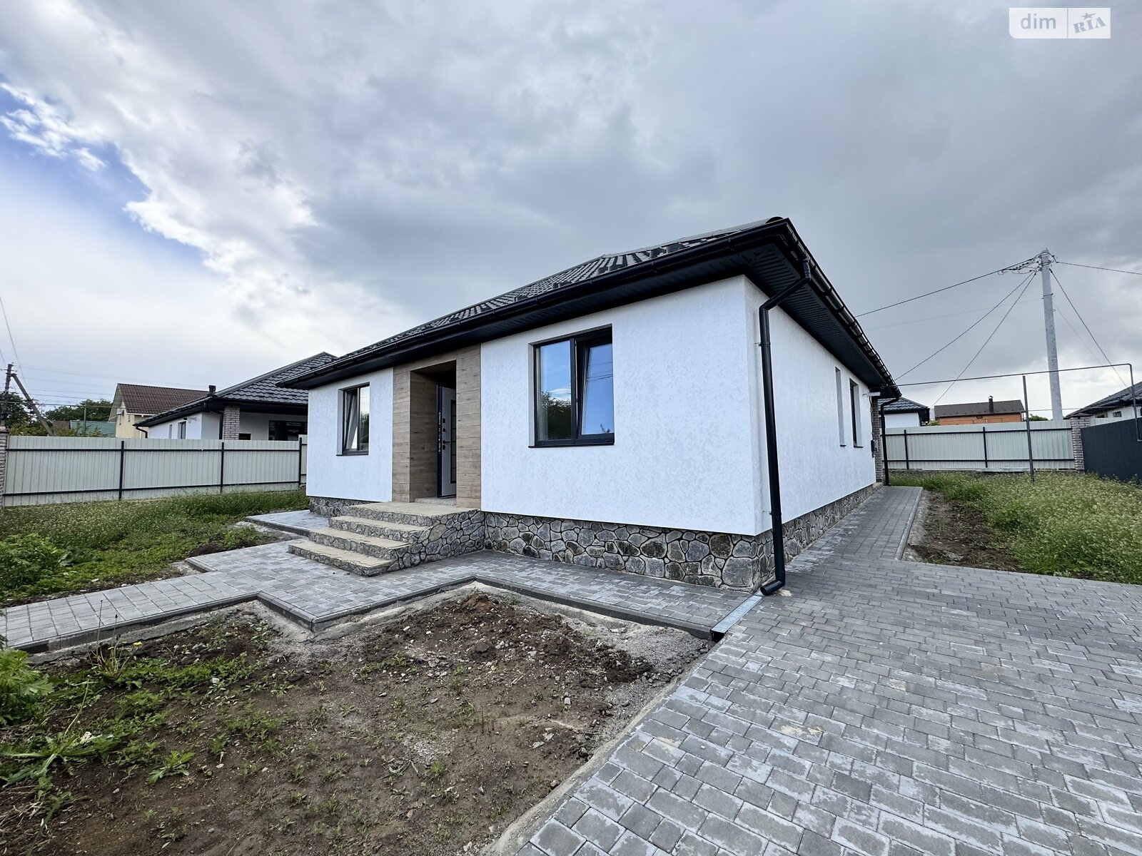 одноповерховий будинок, 115 кв. м, газобетон. Продаж у Агрономічному фото 1 одноповерховий будинок, 115 кв. м, газобетон. Продаж у Агрономічному фото 1