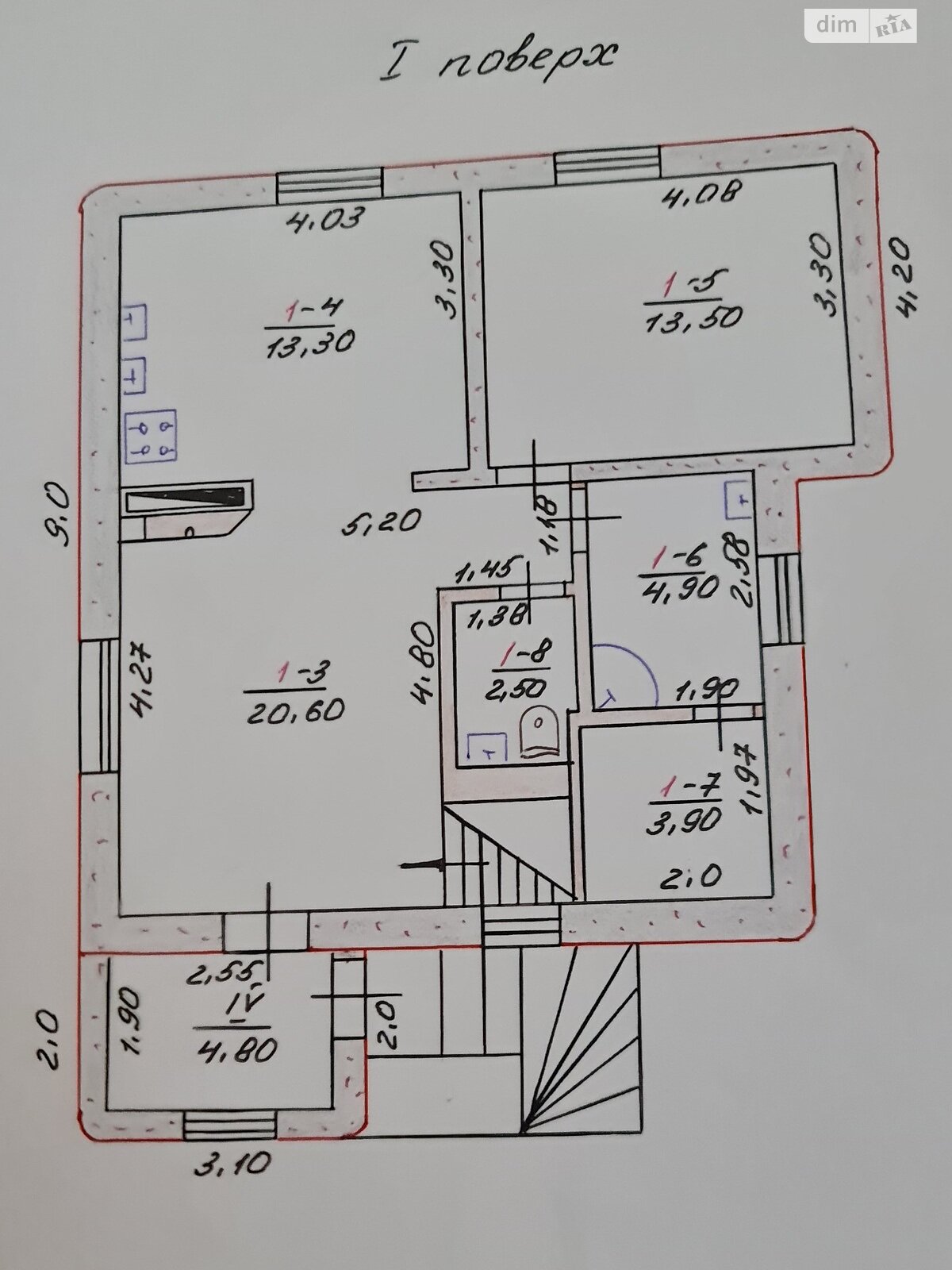 двоповерховий будинок з гаражем, 182 кв. м, цегла. Продаж в Охтирці, район Охтирка фото 1