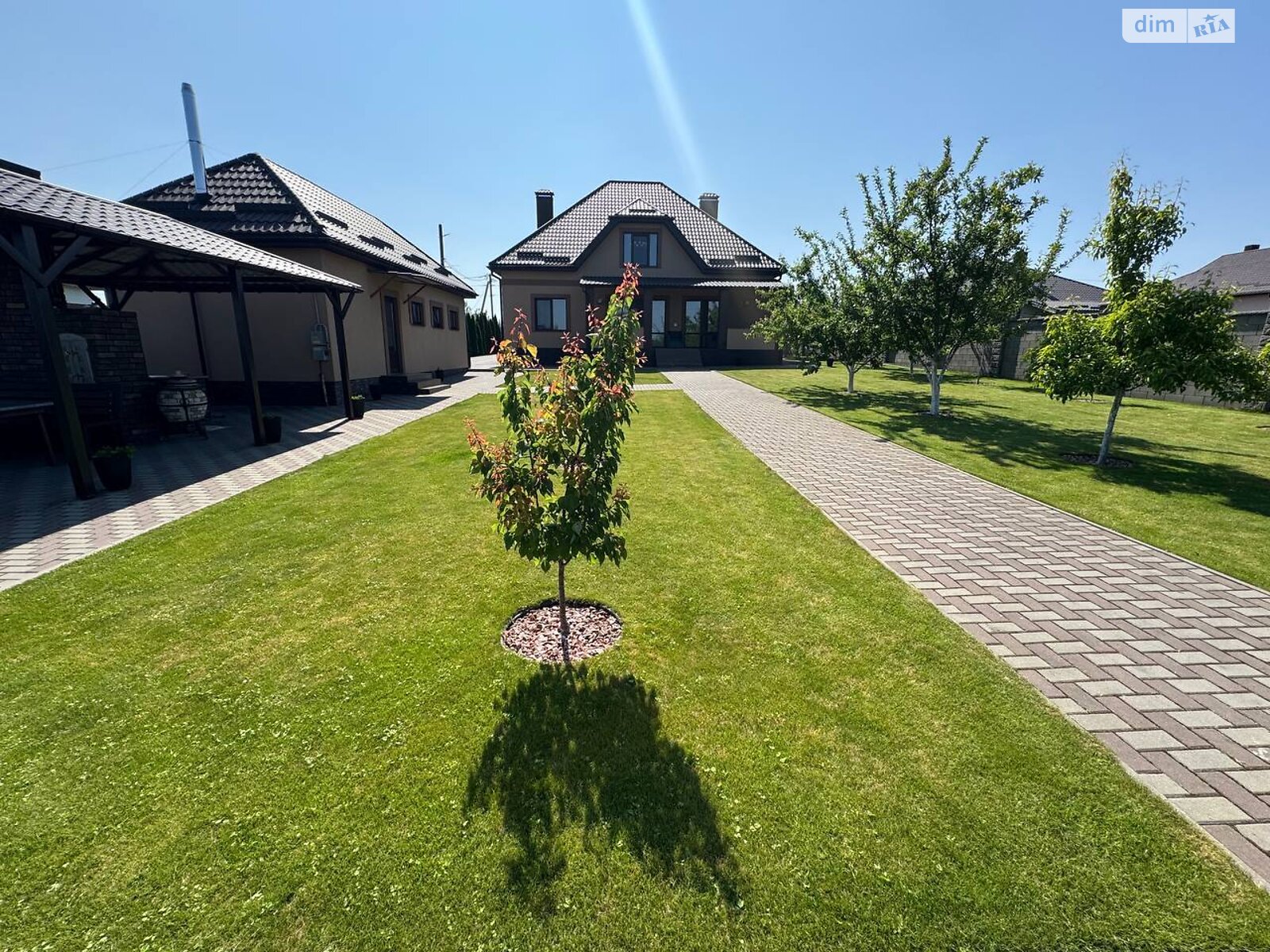 двухэтажный дом с гаражом, 223.3 кв. м, кирпич. Продажа в Александрии фото 1