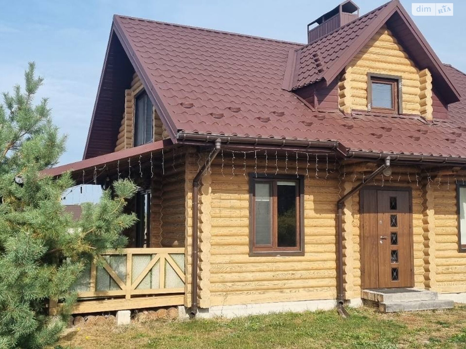 двоповерховий будинок з опаленням, 98 кв. м, зруб. Продаж у Олександрії фото 1