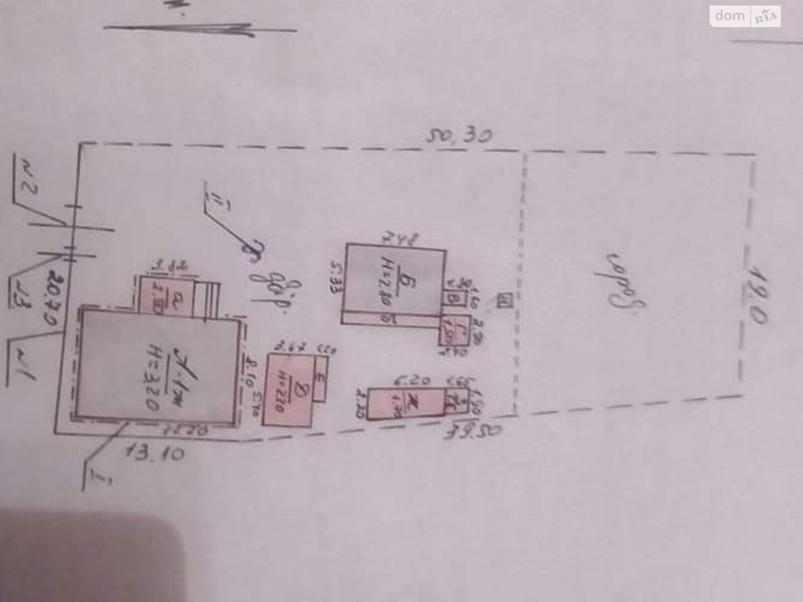 одноэтажный дом с гаражом, 106 кв. м, кирпич. Продажа в Ананьеве район Ананьев фото 1