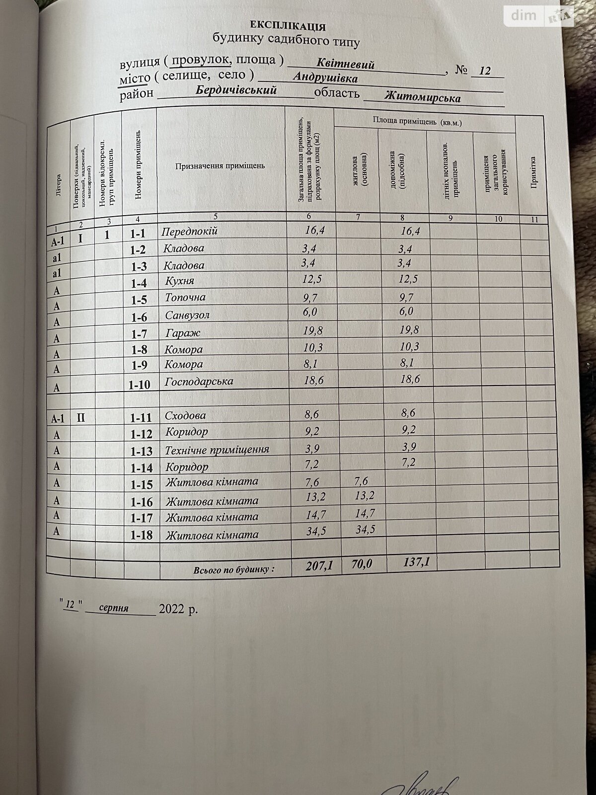 двухэтажный дом с верандой, 217.7 кв. м, кирпич. Продажа в Андрушевке фото 1 двухэтажный дом с верандой, 217.7 кв. м, кирпич. Продажа в Андрушевке фото 1
