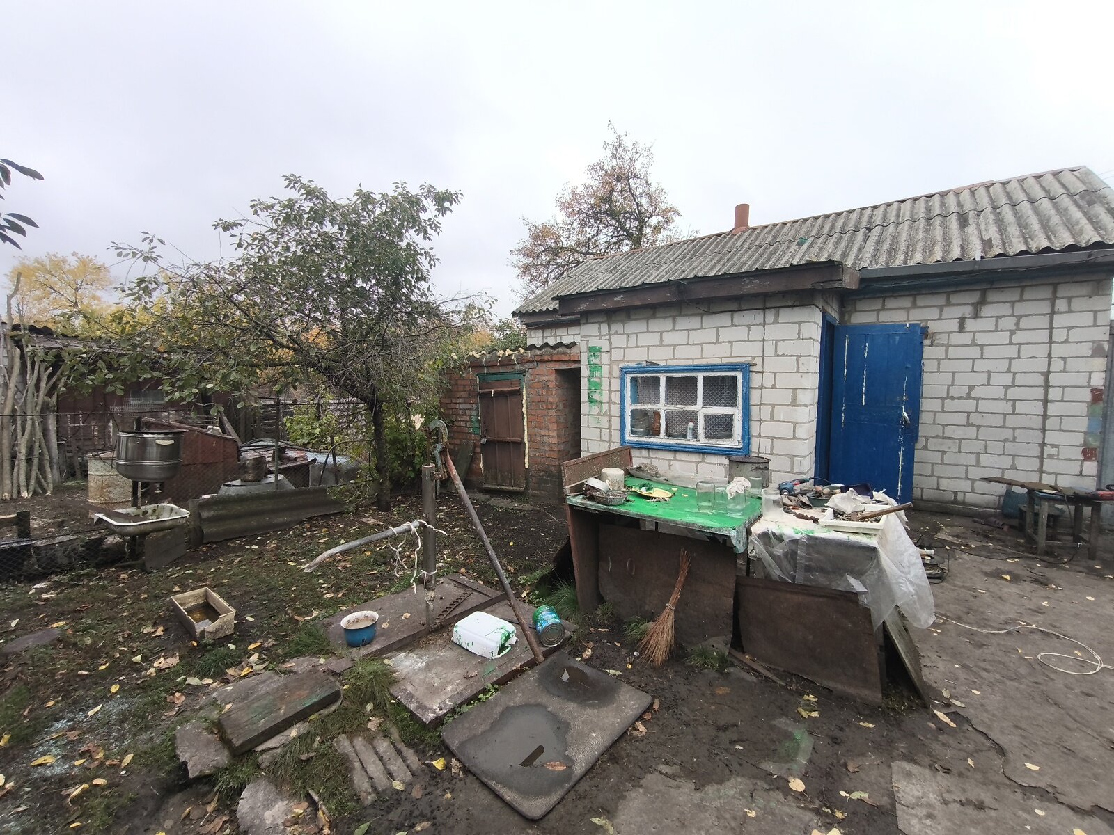 одноэтажный дом с гаражом, 45 кв. м, кирпич. Продажа в Анищенках фото 1