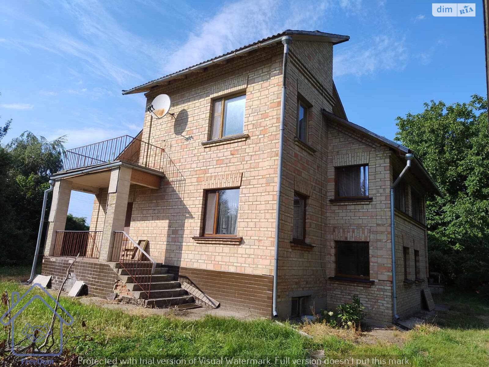 двухэтажный дом с верандой, 306.3 кв. м, кирпич. Продажа в Артёменкове фото 1 двухэтажный дом с верандой, 306.3 кв. м, кирпич. Продажа в Артёменкове фото 1