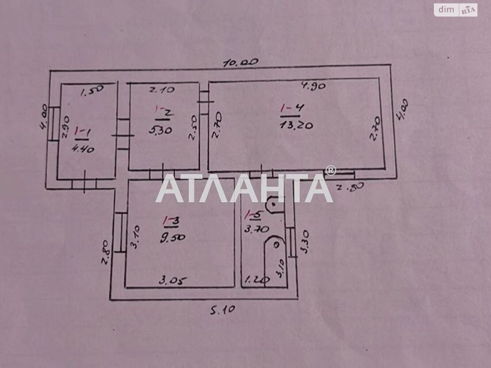 одноповерховий будинок, 70 кв. м, ракушечник (ракушняк). Продаж у Августівці фото 1