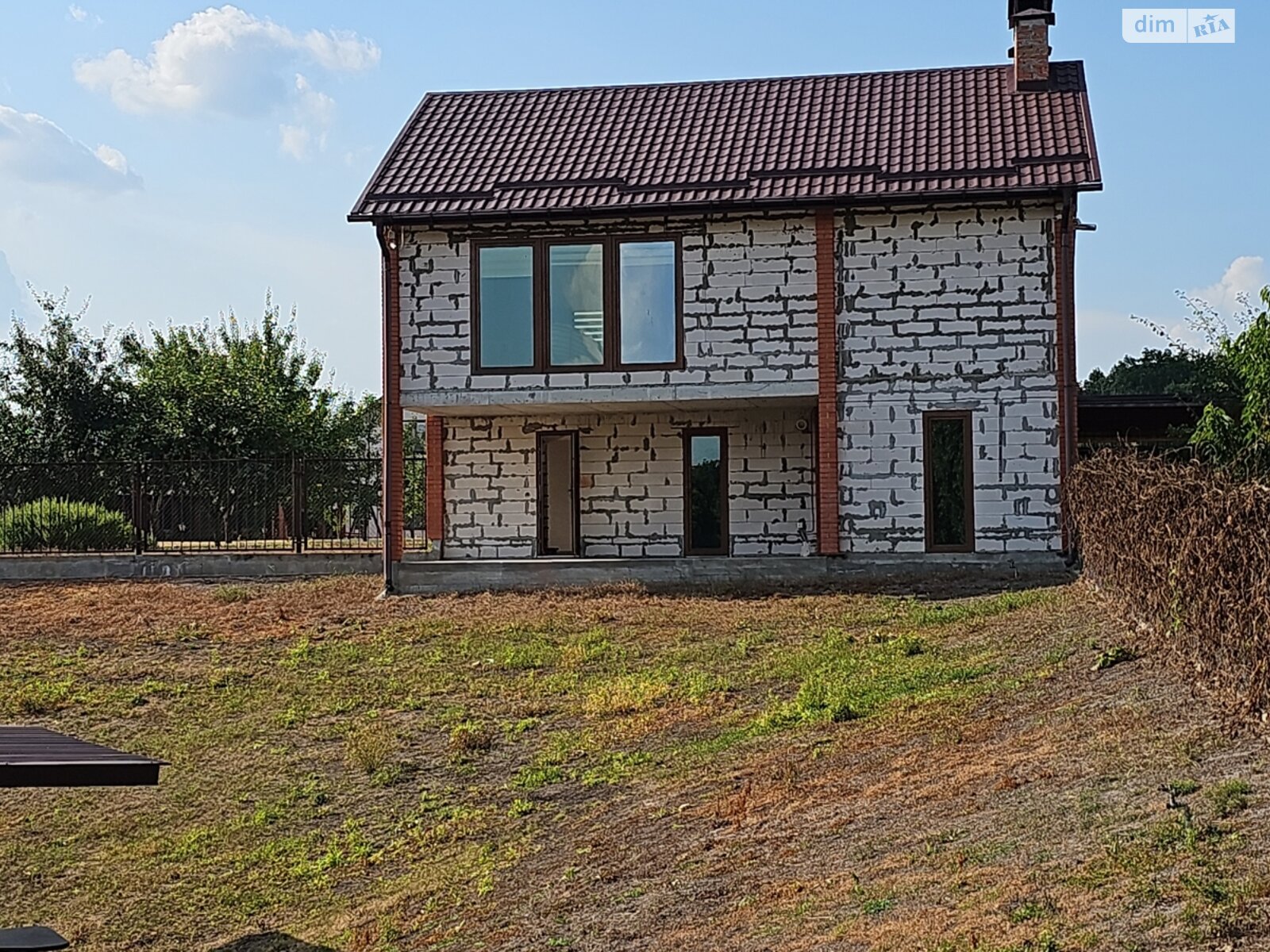 двухэтажный дом с верандой, 160.9 кв. м, пенобетон. Продажа в Бакумовке фото 1 двухэтажный дом с верандой, 160.9 кв. м, пенобетон. Продажа в Бакумовке фото 1