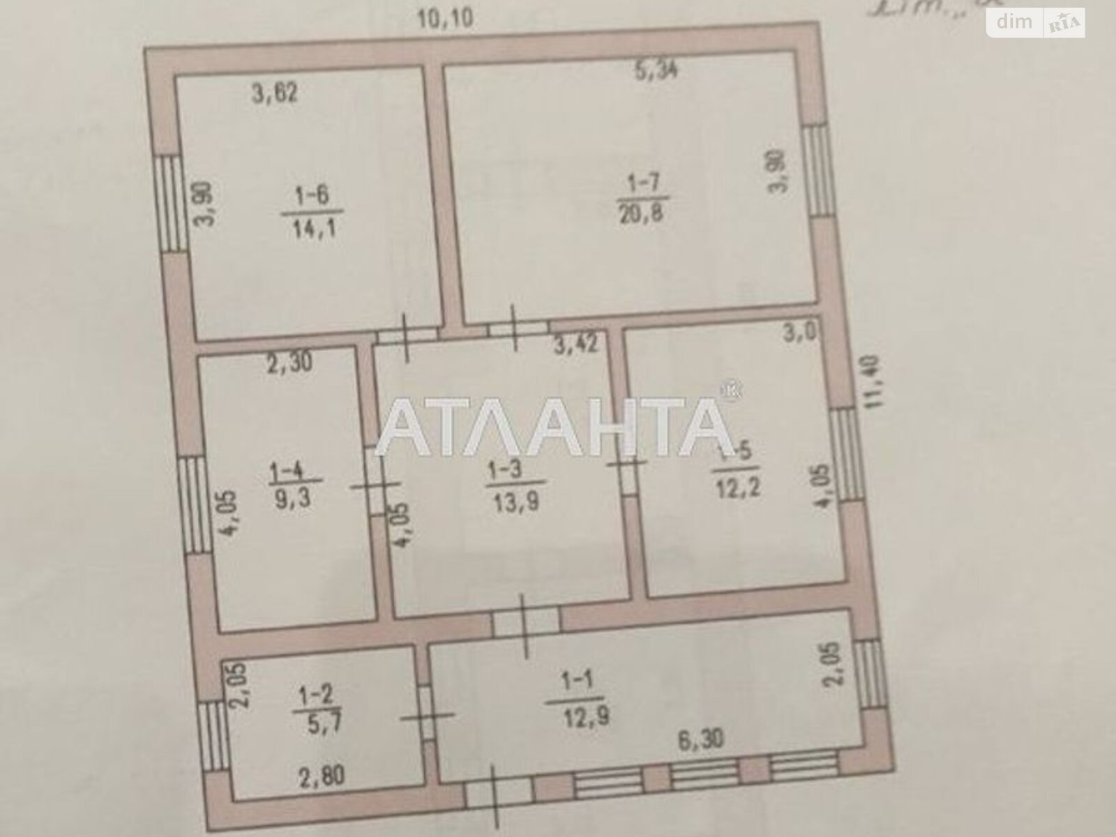 одноповерховий будинок, 131.3 кв. м, ракушечник (ракушняк). Продаж у Барабої фото 1