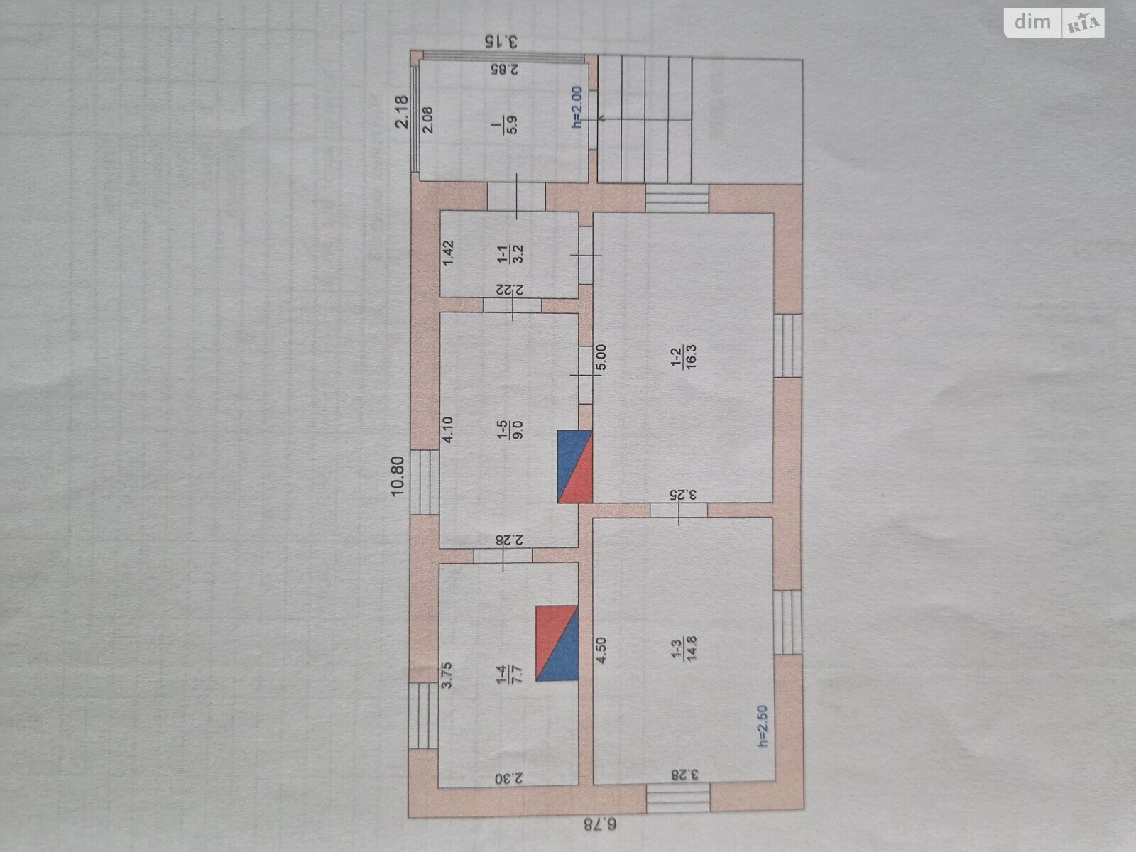 одноповерховий будинок з гаражем, 56.9 кв. м, цегла. Продаж в Башуки фото 1 одноповерховий будинок з гаражем, 56.9 кв. м, цегла. Продаж в Башуки фото 1