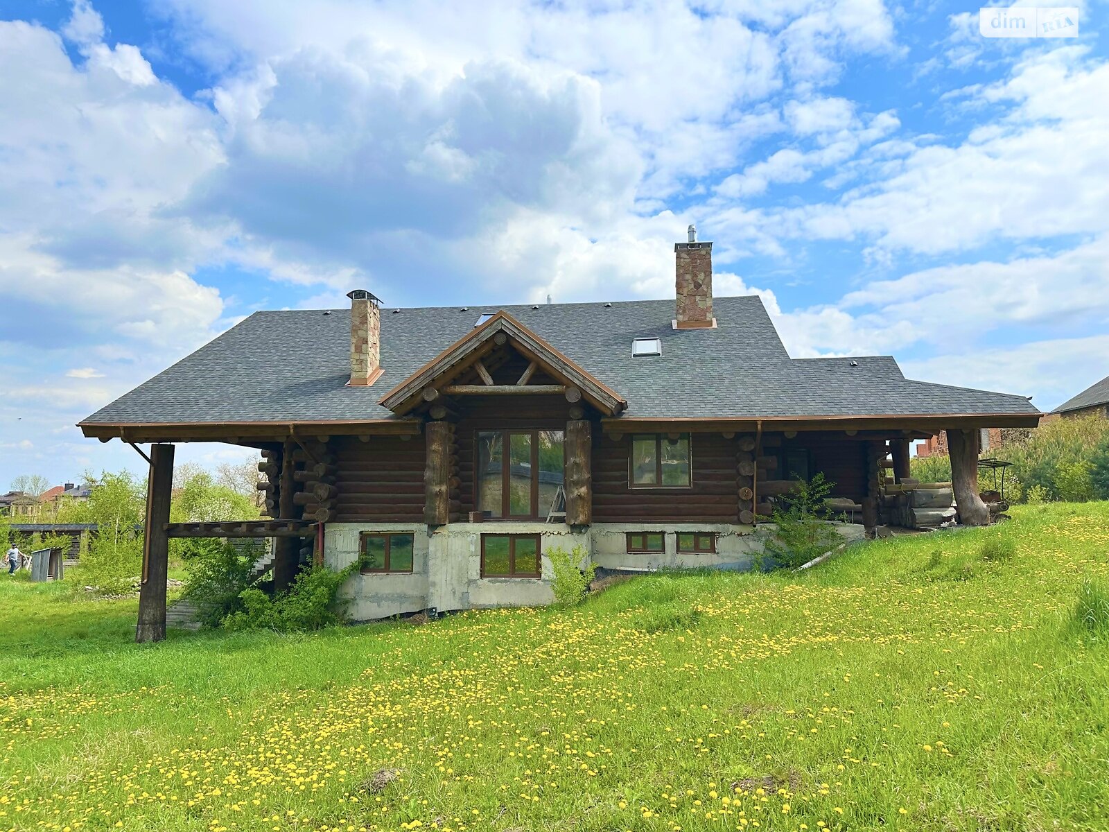 двоповерховий будинок з верандою, 452 кв. м, сруб. Продаж у Байківці фото 1 двоповерховий будинок з верандою, 452 кв. м, сруб. Продаж у Байківці фото 1