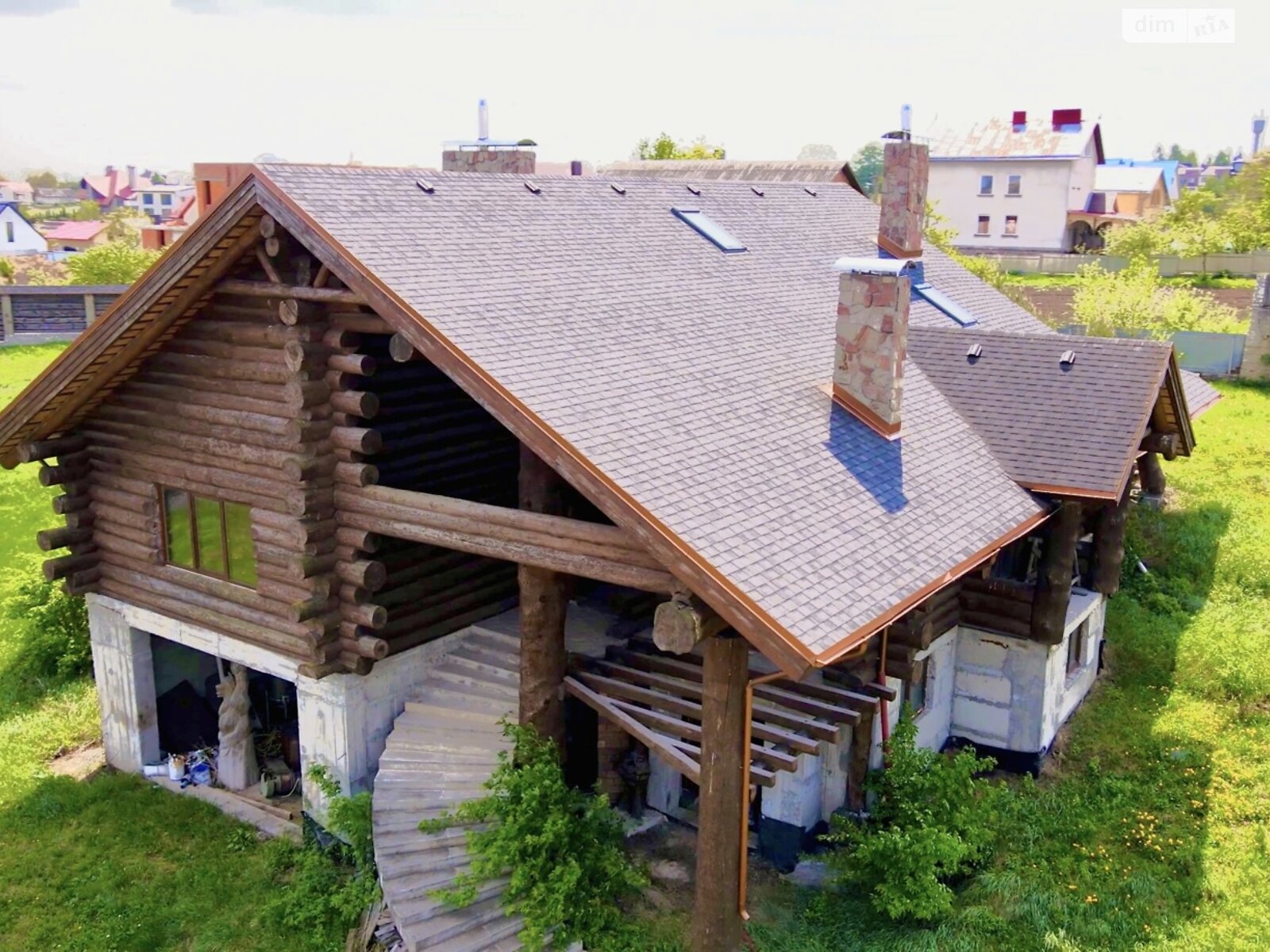 двоповерховий будинок з верандою, 452 кв. м, сруб. Продаж у Байківці фото 1 двоповерховий будинок з верандою, 452 кв. м, сруб. Продаж у Байківці фото 1