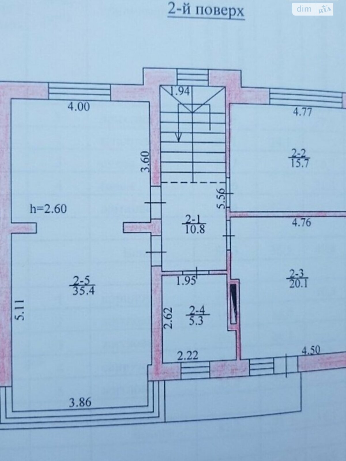 двухэтажный дом с гаражом, 170 кв. м, кирпич. Продажа в Байковцах фото 1