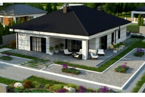 одноэтажный дом с гаражом, 120 кв. м, кирпич. Продажа в Белой Кринице фото 2