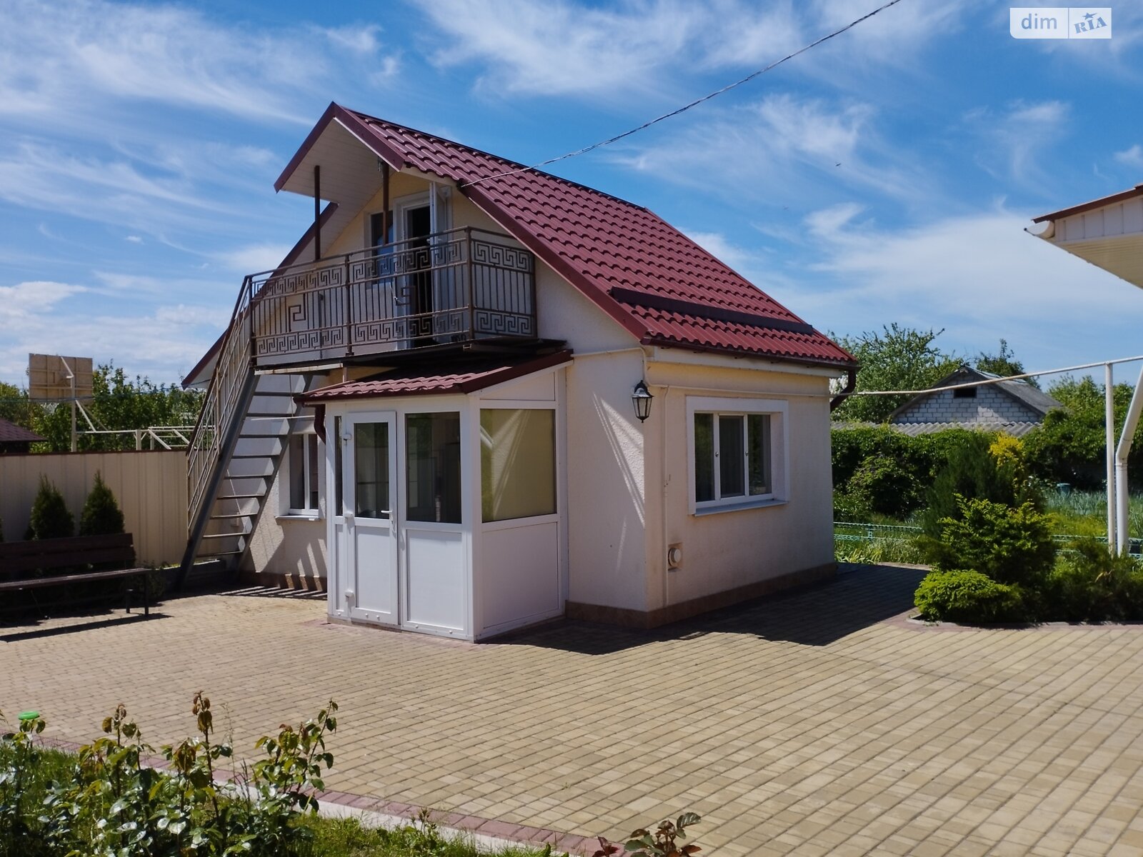 одноэтажный дом с гаражом, 92.6 кв. м, кирпич. Продажа в Белецковке фото 1 одноэтажный дом с гаражом, 92.6 кв. м, кирпич. Продажа в Белецковке фото 1