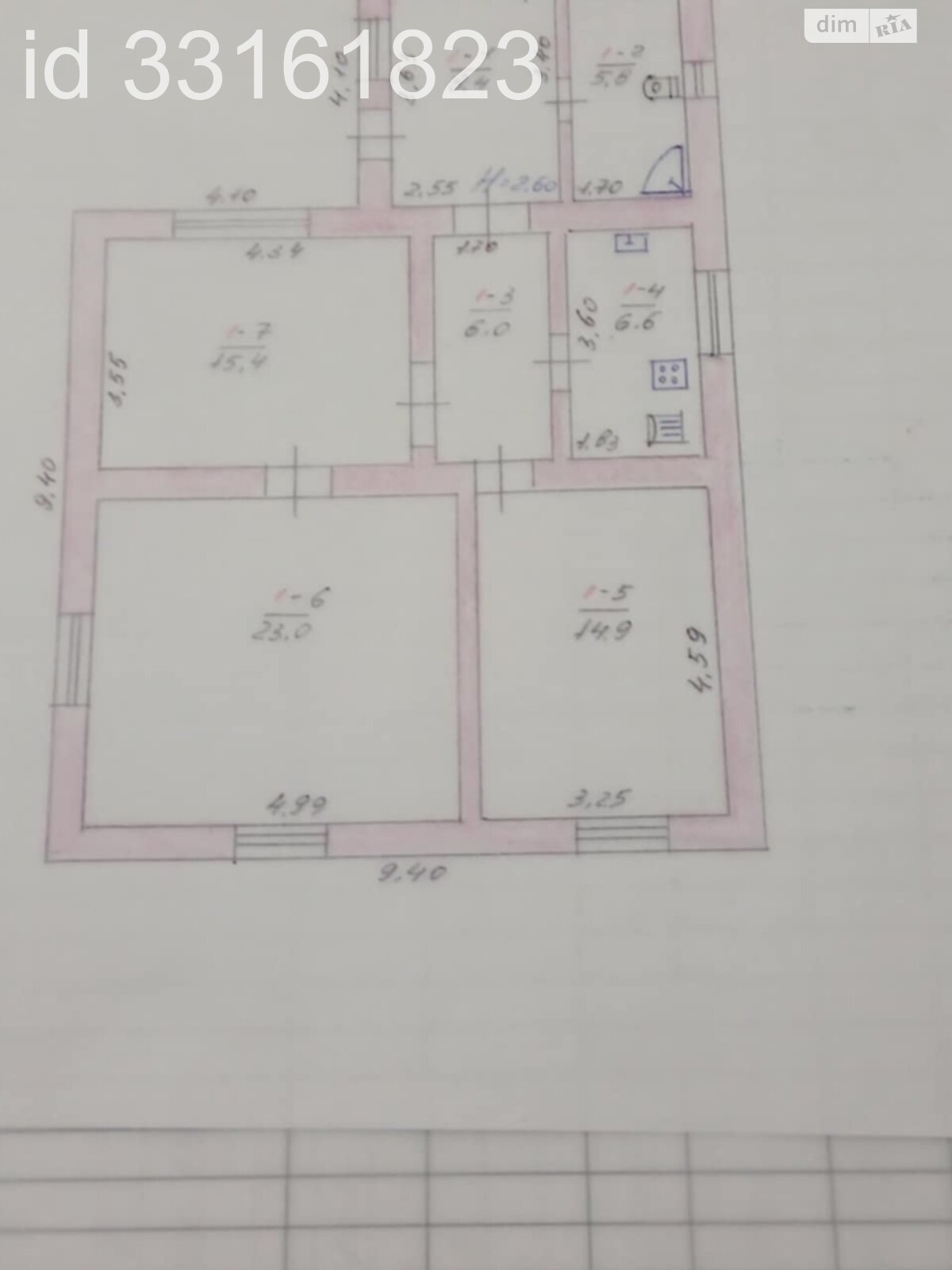 двоповерховий будинок з гаражем, 85 кв. м, цегла. Продаж у Білківці фото 1