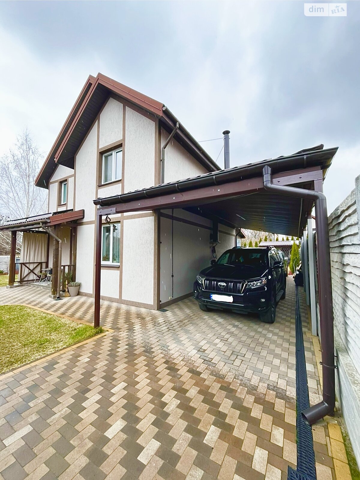 двухэтажный дом с верандой, 125 кв. м, газобетон. Продажа в Белогородке фото 1 двухэтажный дом с верандой, 125 кв. м, газобетон. Продажа в Белогородке фото 1
