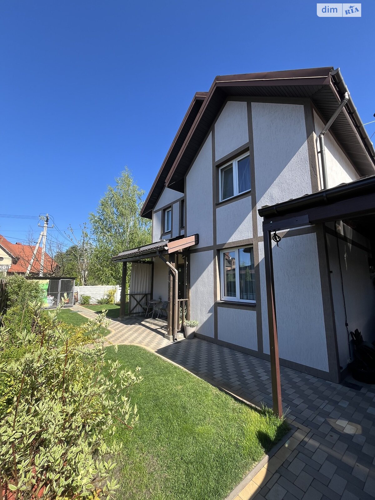 двухэтажный дом с верандой, 125 кв. м, газобетон. Продажа в Белогородке фото 1 двухэтажный дом с верандой, 125 кв. м, газобетон. Продажа в Белогородке фото 1