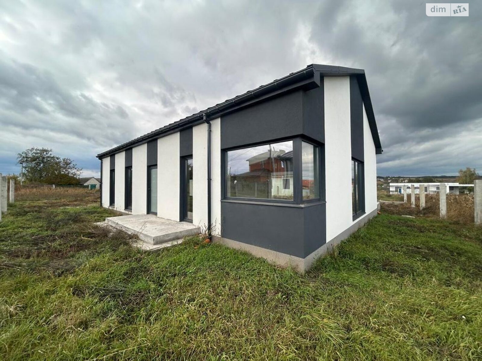 одноэтажный дом, 120 кв. м, газобетон. Продажа в Белогородке фото 1